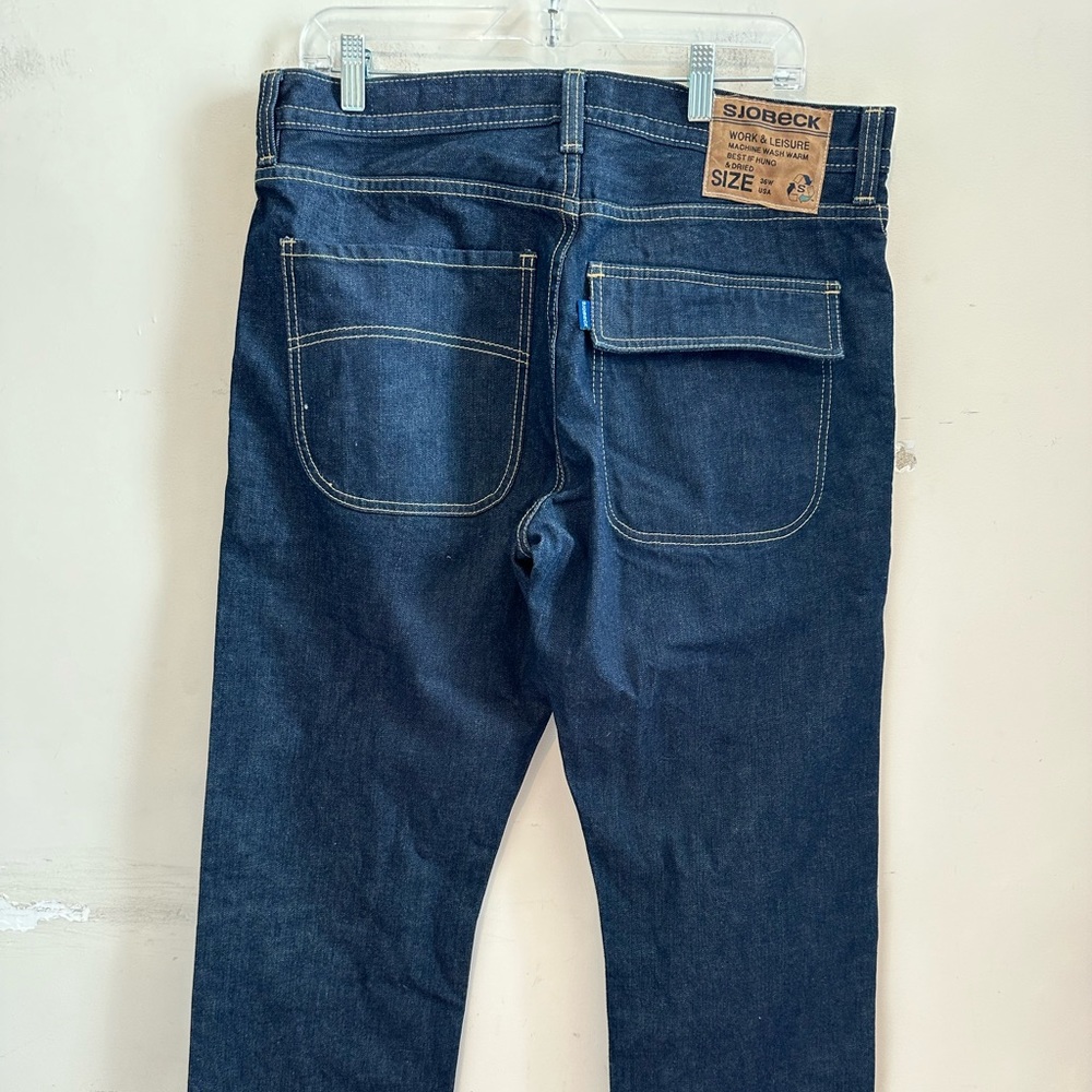 SJOBECK Work & Leisure Jeans Men’s Size 36 X 34.5” Inseam Blue Denim